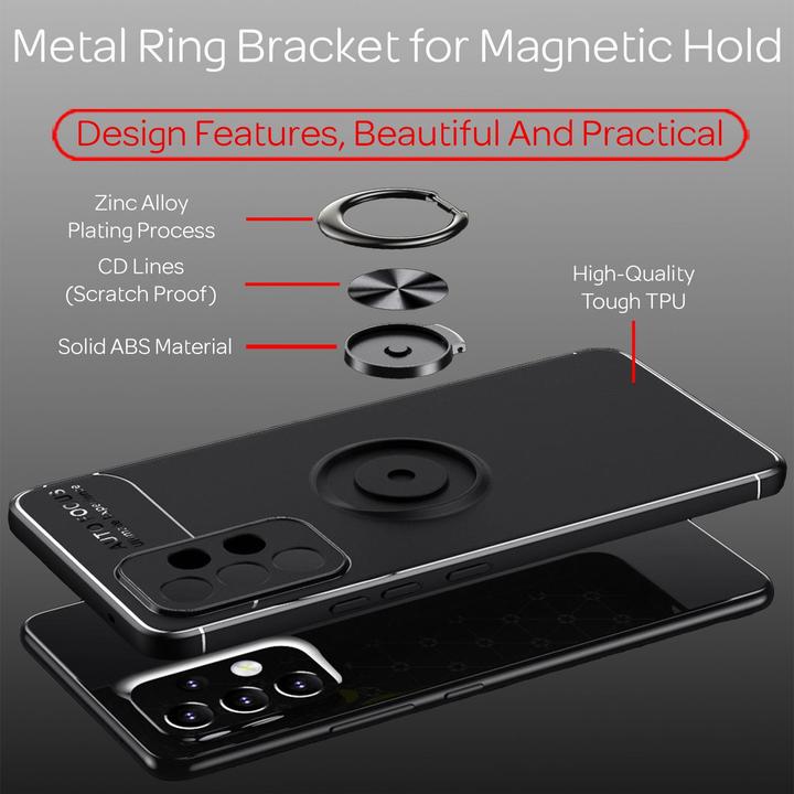 Actual product image Nalia Matte Ring Silicone Sleeve (Samsung Galaxy A53)