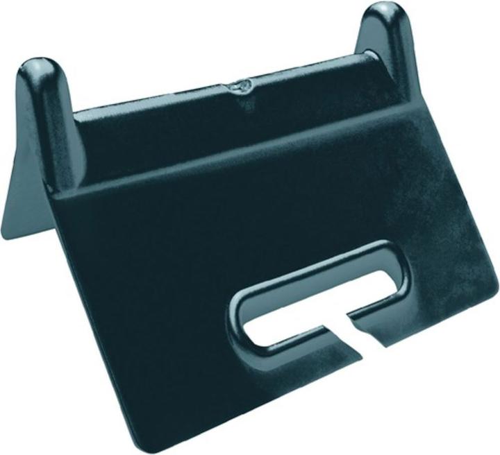Produktbild Dolezych Kantenschutzwinkel Schenkel-L.90x90 mm schwarz m.Schlitz 4 St./Set
