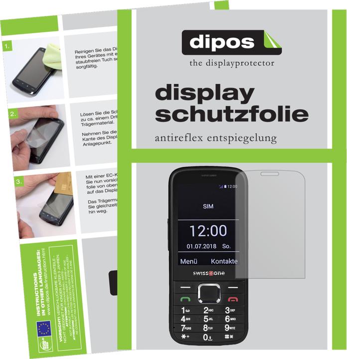 Produktbild Dipos Displayschutzfolie Antireflex (5 Stück, Swisstone BBM 570)