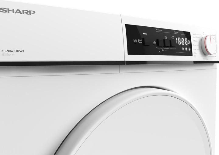 Actual product image Sharp KD-NHA8S8PW3-DE (8 kg, Right)