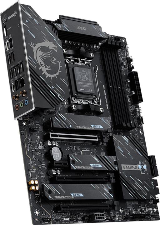 Image du produit MSI X870E GAMING PLUS WIFI (AM5, AMD X870E, ATX)