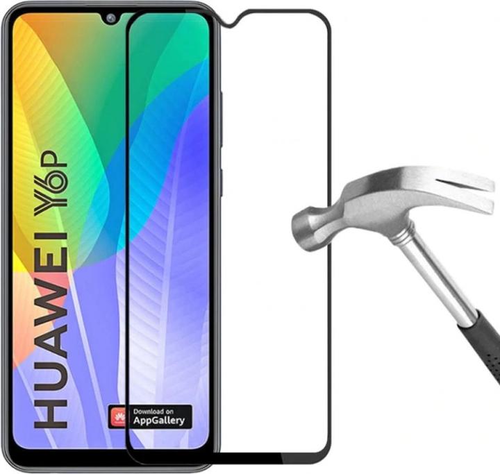 Produktbild Screenguard Huawei Y6p Full Screen Panzerglas Schutzfolie 2.5D 9H (1 Stück, Huawei Y6p)