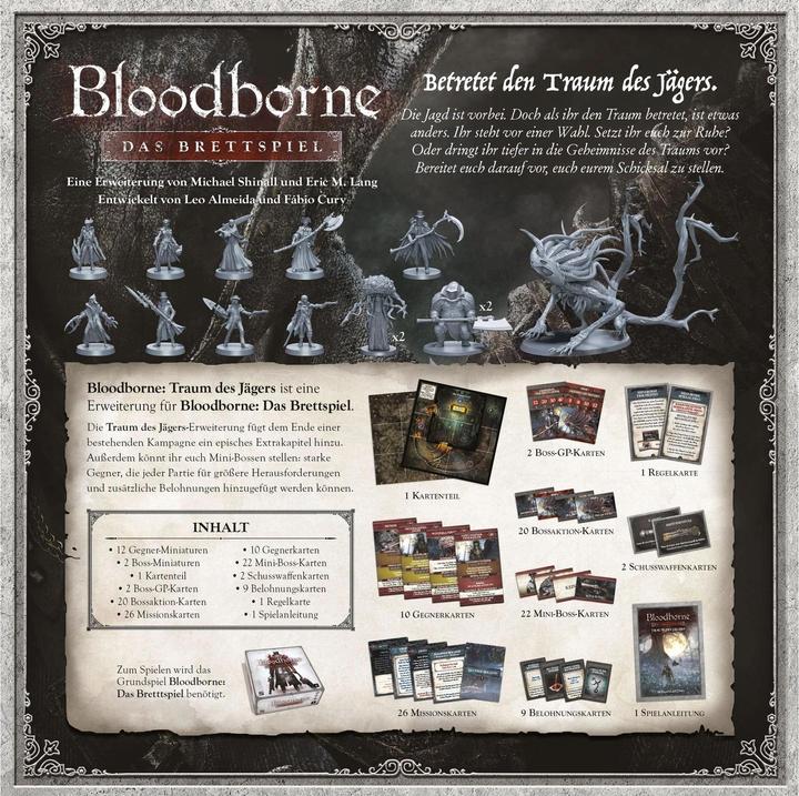 Image du produit Cmon Bloodborne : Le Jeu de société - Le Rêve du chasseur, (extension FR) (Allemand)