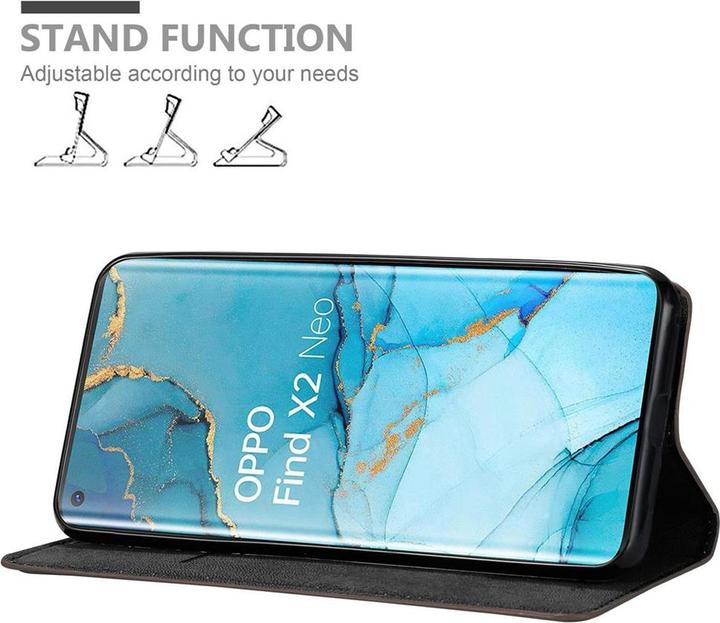 Produktbild Cadorabo Book Invisible Magnet Cover (Oppo Find X2 Pro)