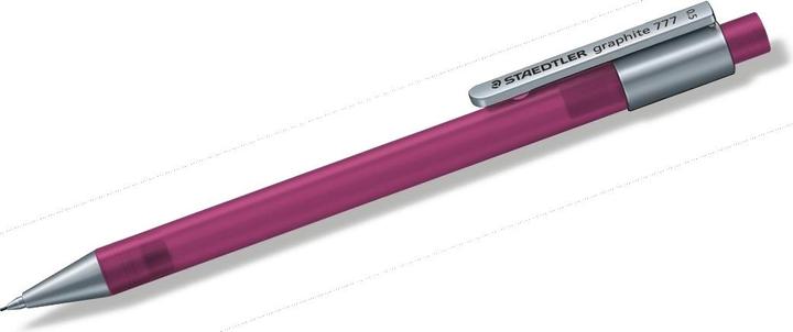 Actual product image Staedtler graphite 777 mechanical pencil, single product, magenta, 0.5 mm (0.50 mm, HB, 1 x)