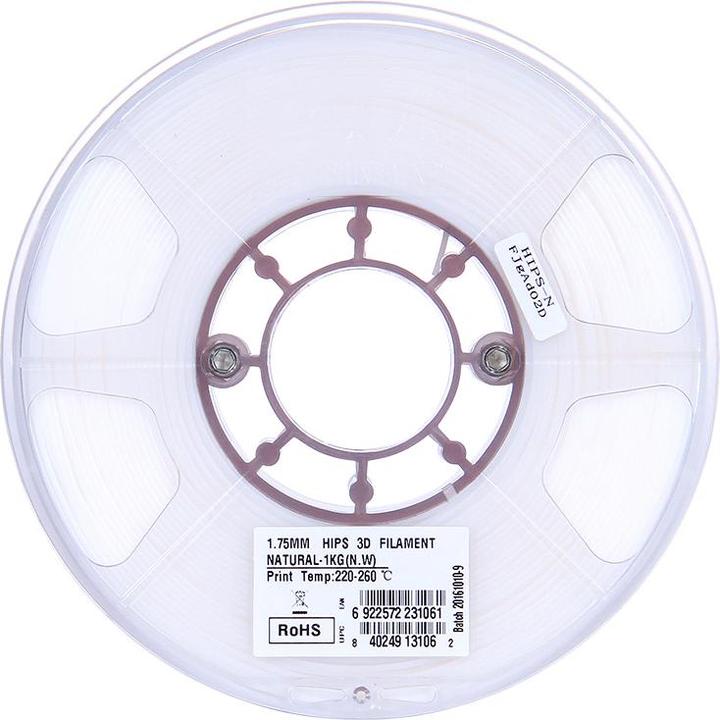 Actual product image eSUN HIPS Natural Filament 1.75mm 1Kg (HIPS, 1.75 mm, 1000 g, White)