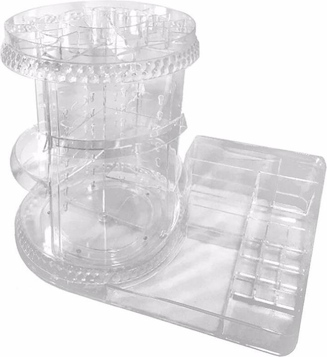 Immagine prodotto IKO ORGANIZADOR MAQUILLAJE girarotio con estantes #transparente
