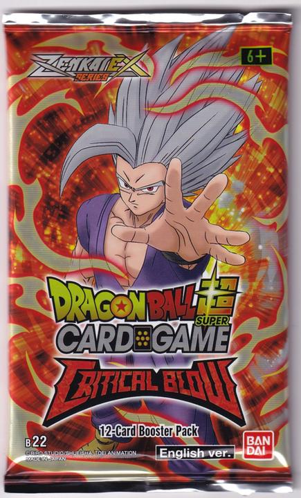 Image du produit Dragon Ball Zenkai Series 05 Critical Blow B22 Booster Pack - Super Card Game - EN (Anglais, Pack de boosters)
