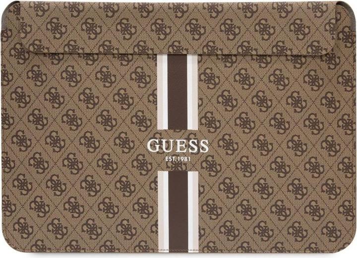 Produktbild Guess PU 4G Printed Stripes Computer Sleeve 13/14 - brown (14")