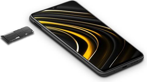 Image du produit Xiaomi Poco M3 (128 Go, Power Black, 6.53", Double SIM + SD, 48 Mpx, 4G)