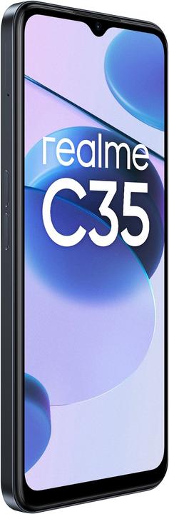 Produktbild realme C35 (128 GB, Glowing Black, 6.60", Hybrid Dual SIM, 4G)