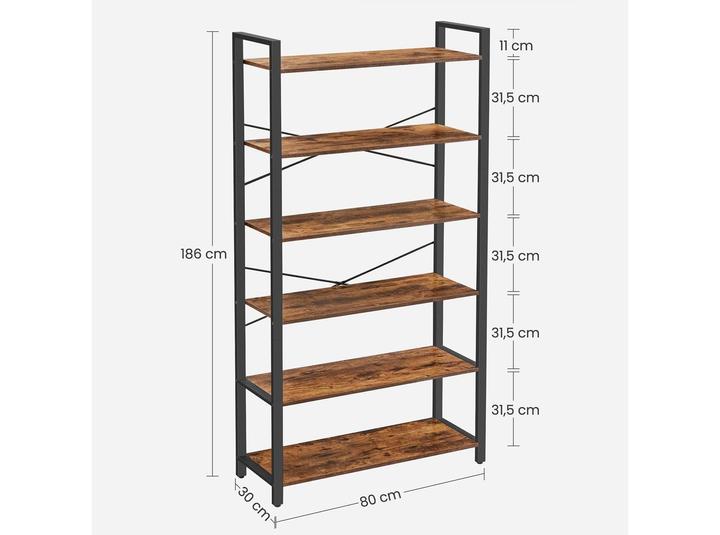 Image du produit Vasagle Havanna (80 x 30 x 186 cm)