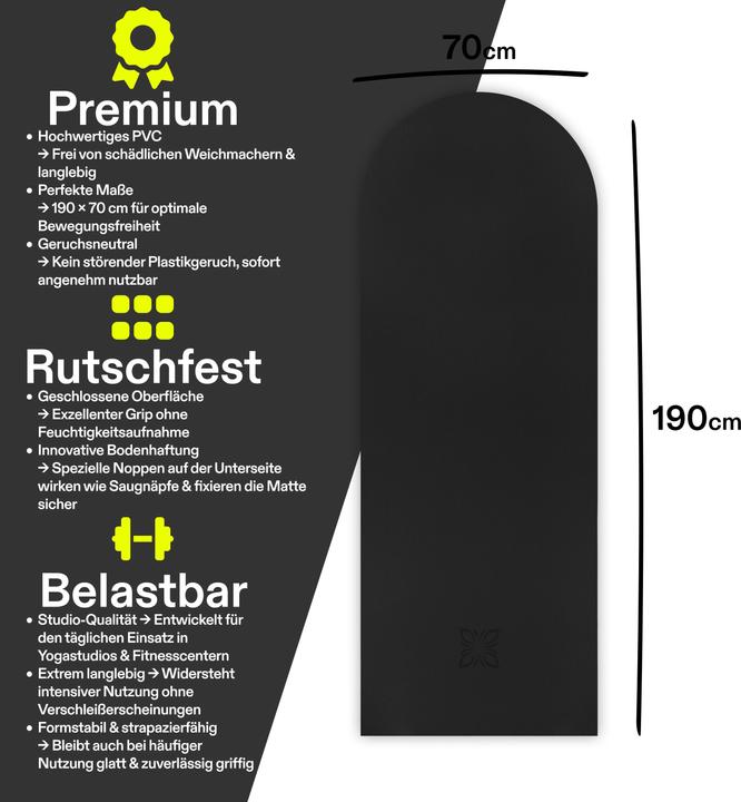 Actual product image Omnana GLUE yoga mat (4 mm)