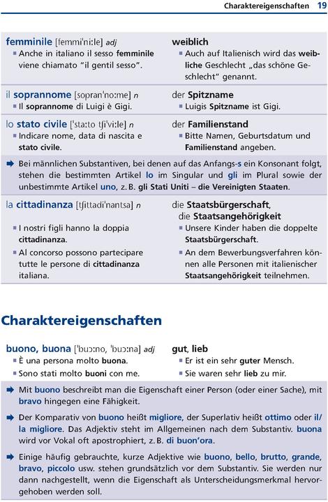 Produktbild Vocabolario italiano di base e avanzato Langenscheidt (Italienisch, 2021)