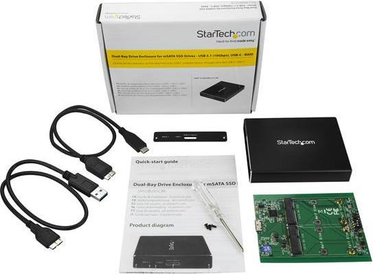 Produktbild StarTech Hard Disk Case Dual Slot (M.2 2230, M.2 2242, M.2)