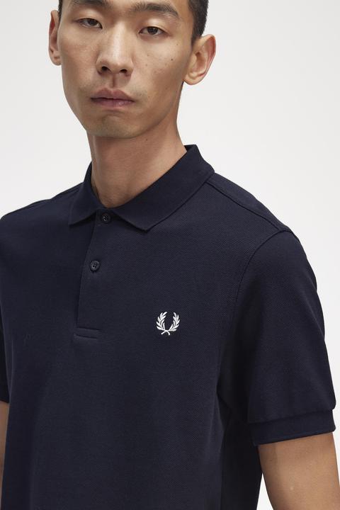 Produktbild Fred Perry Plain Polo Shirt navy (S)