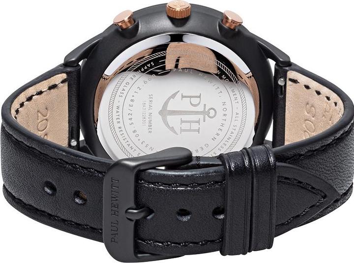 Produktbild Paul Hewitt Chrono Line Black Sunray (Analoguhr, 42 mm)
