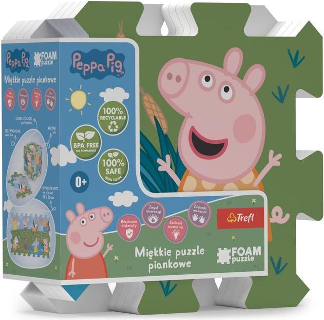 Actual product image Trefl Peppa Pig foam puzzle (8 pieces)