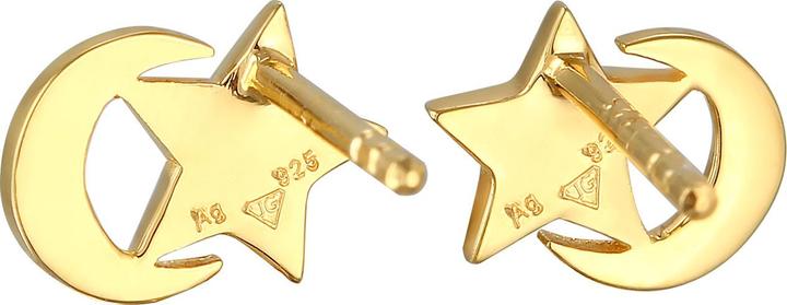 Immagine prodotto Elli Astro, Mezzaluna, Stelle (Argento 925, Cristallo di vetro)