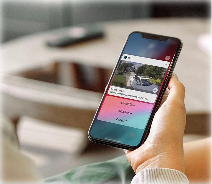 Actual product image Arlo Pro 3 Spotlight,add-on camera black (2560 x 1440 Pixels)