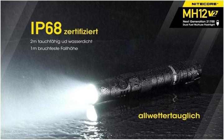 Image du produit Nitecore MH12 V2 - 1200 lumens (15.80 cm, 1200 lm)