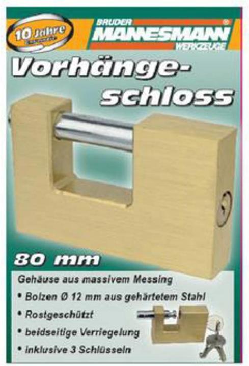 Productafbeelding Mannesmann Hangslot 80 mm