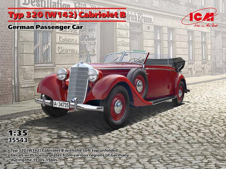 Produktbild ICM Typ 320 (W142) Cabriolet B, German Passenger Car