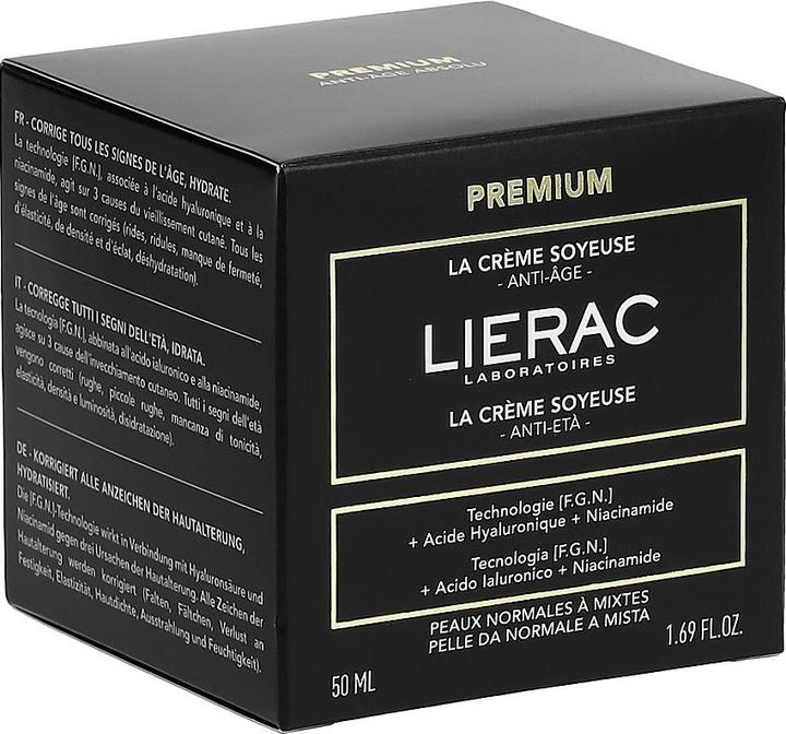 Immagine prodotto Lierac Crema setosa premium 50 ml (50 ml, Crema 24h)