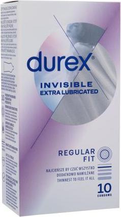 Image du produit Durex Invisible Extra Lubricated (10 pcs)