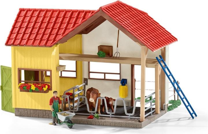 Produktbild Schleich Scheune mit Tieren+Zubehör