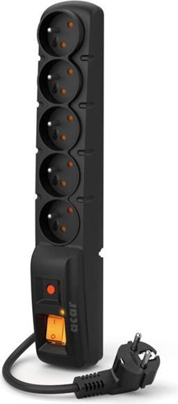 Actual product image Acar F5 Extension Cable 5 AC Outputs Indoor (1.50 m, CEE 7/5)