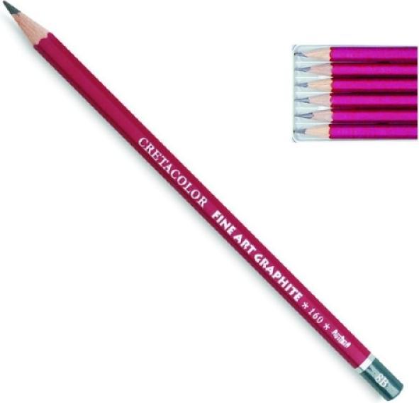 Image du produit Cretacolor Brevillier's CLEOS Fine Art Graphite crayons graphite incassables 6 pièces (8B, HB, 4B, 2B, 6B, 2H, 1 x)