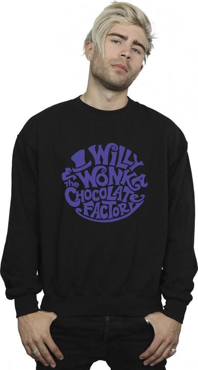 Produktbild Willy Wonka & the Chocolate Factory Typed Logo Sweatshirt (L)