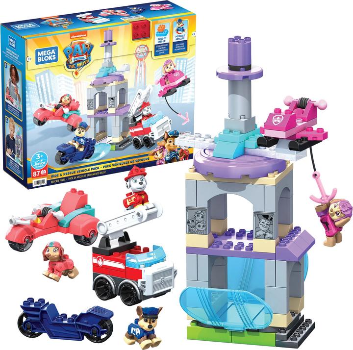Produktbild Mega Bloks Bloks Paw Patrol Fahr- und Rettungsfahrzeugpaket