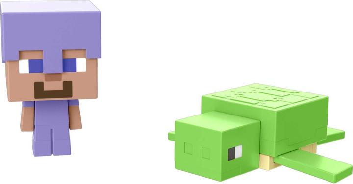 Actual product image Minecraft Transforming Turtle Hideout and Action Figures