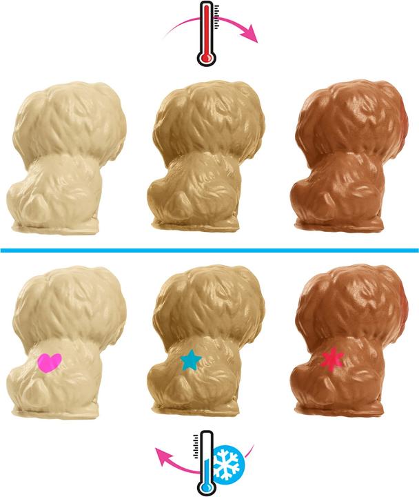 Actual product image Barbie Doll with dog and puppies
