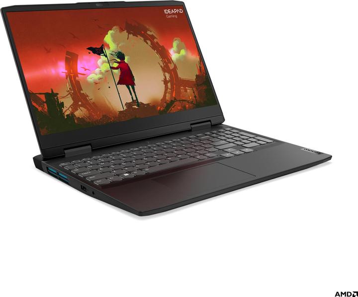 Produktbild Lenovo IdeaPad Gaming 3 6600H Notebook (15.6") Full HD AMD Ryzen™ 5 DDR5-SDRAM SSD NVIDIA (15.60", AMD Ryzen 5 6600H, 16 GB, 512 GB, Eng. Int.)