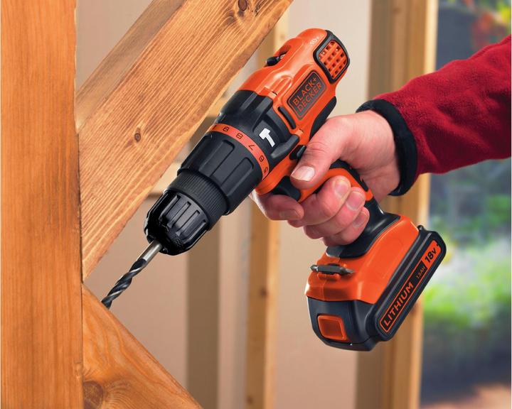 Immagine prodotto Black & Decker Trapano a percussione a batteria (Batteria ricaricabile)