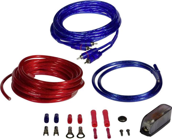 Actual product image Crunch Car HiFi Power Amplifier Connection Set Amplifier Installation