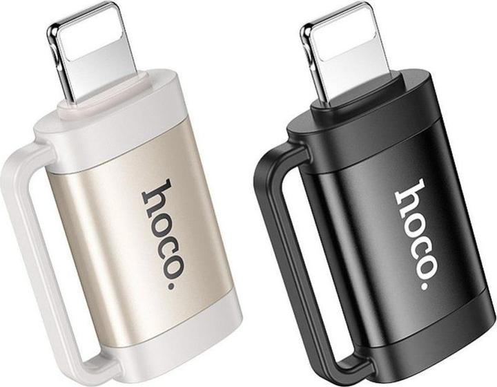 Actual product image Hoco Cable adapter OTG Lightning (male) to Type C (female) 2A UA31B black (USB-A, Lightning)