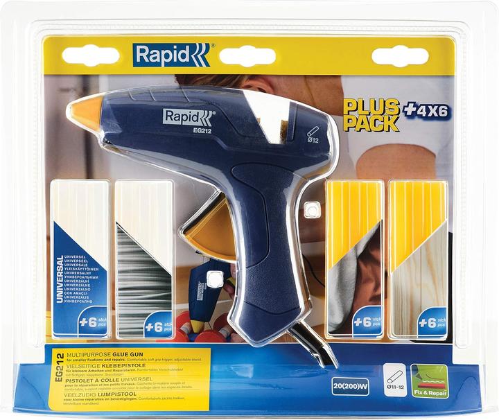 Produktbild Rapid Ø 12mm Klebepistole EG212 incl. 6 Sticks
