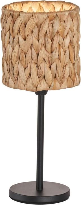 Produktbild Fischer & Honsel Honsel Hyazinthe Tischleuchte E14 schaltbar Lampenschirm Wasserhyazinthe natur sandschwarz