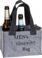 Image du produit IKO Sac en feutre pour 6 bouteilles 22x14x15cm "Men&#3