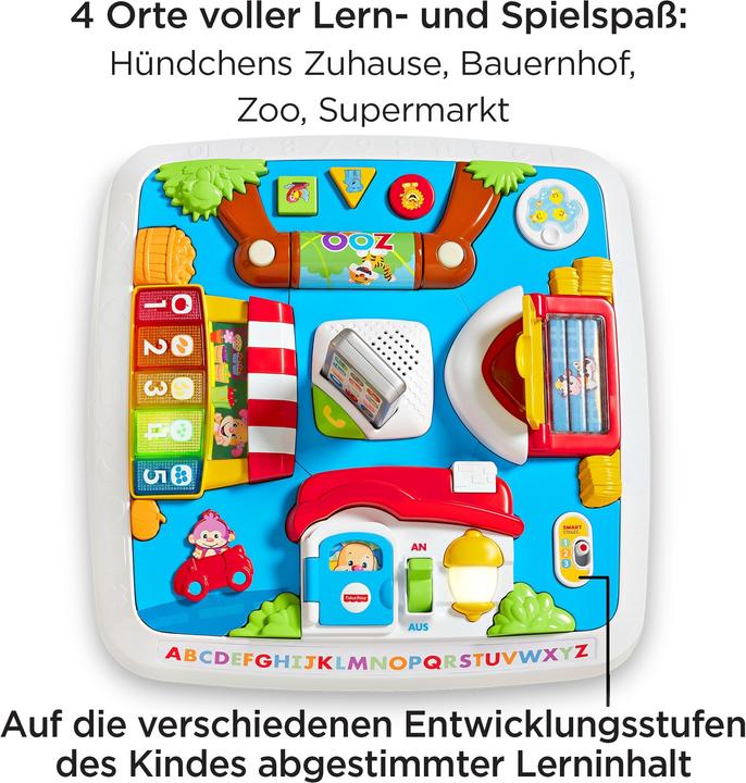 Image du produit Fisher-Price Table d'apprentissage Laugh & Learn Puppy's Around the Town (en anglais)