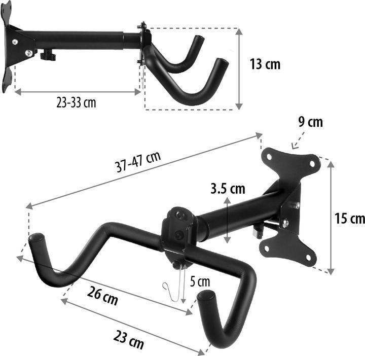 Immagine prodotto Maclean Supporto da parete per bicicletta MC-484