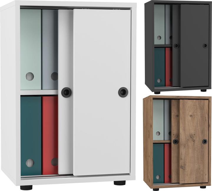 Image du produit VCM Büroschrank Aktenschrank Ulas 2fach (49 x 38 x 74 cm)