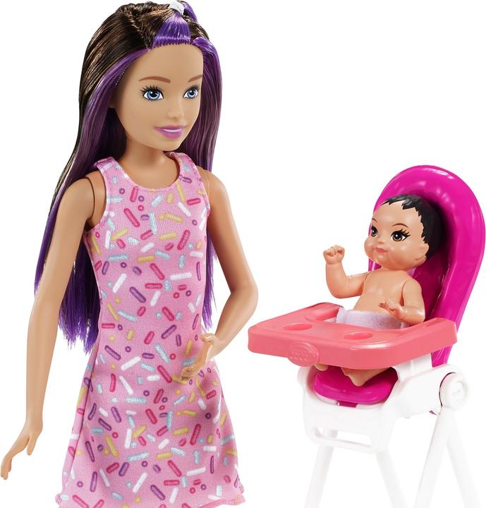 Image du produit Barbie Coffret Skipper Babysitter Anniversaire - Poupée Mannequin - Dès 3 ans