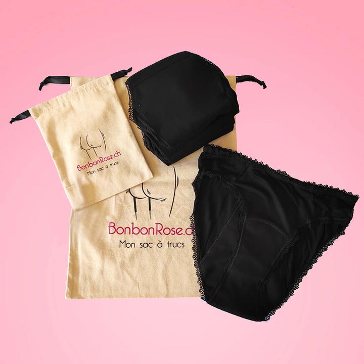 Bonbon Rose 5er-Pack Menstruationshöschen (4XL)