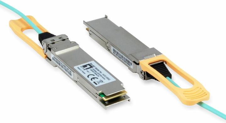 Produktbild LevelOne AOC-0501 Netzwerk-Transceiver-Modul Faseroptik QSFP28 850 nm