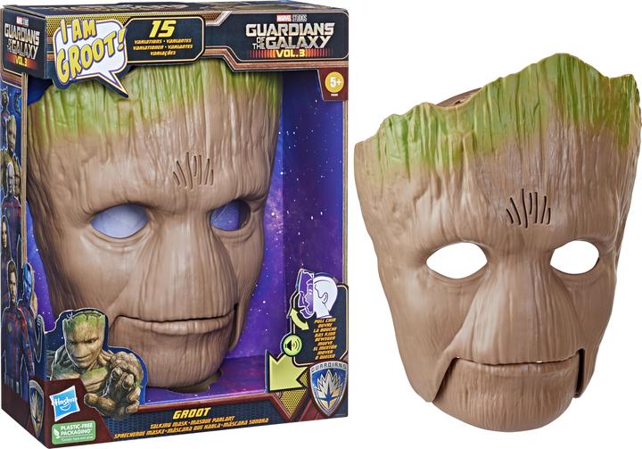 Produktbild Hasbro Marvel Guardians of the Galaxy Vol. 3 Groot Rollenspielmaske, sprechende Groot Maske, Superhelden-Ma